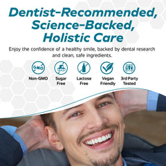 Great Oral Health stainless steel tongue scraper for hygienic cleansing.