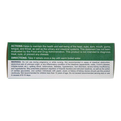 Great Wall Huang Lien Shang Ching Pien label with ingredient details.