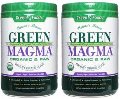 Green Foods Green Magma bottle boosts energy and supports digestion.