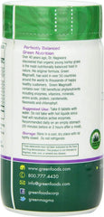 Green Foods Green Magma serving spoon ready for daily intake.