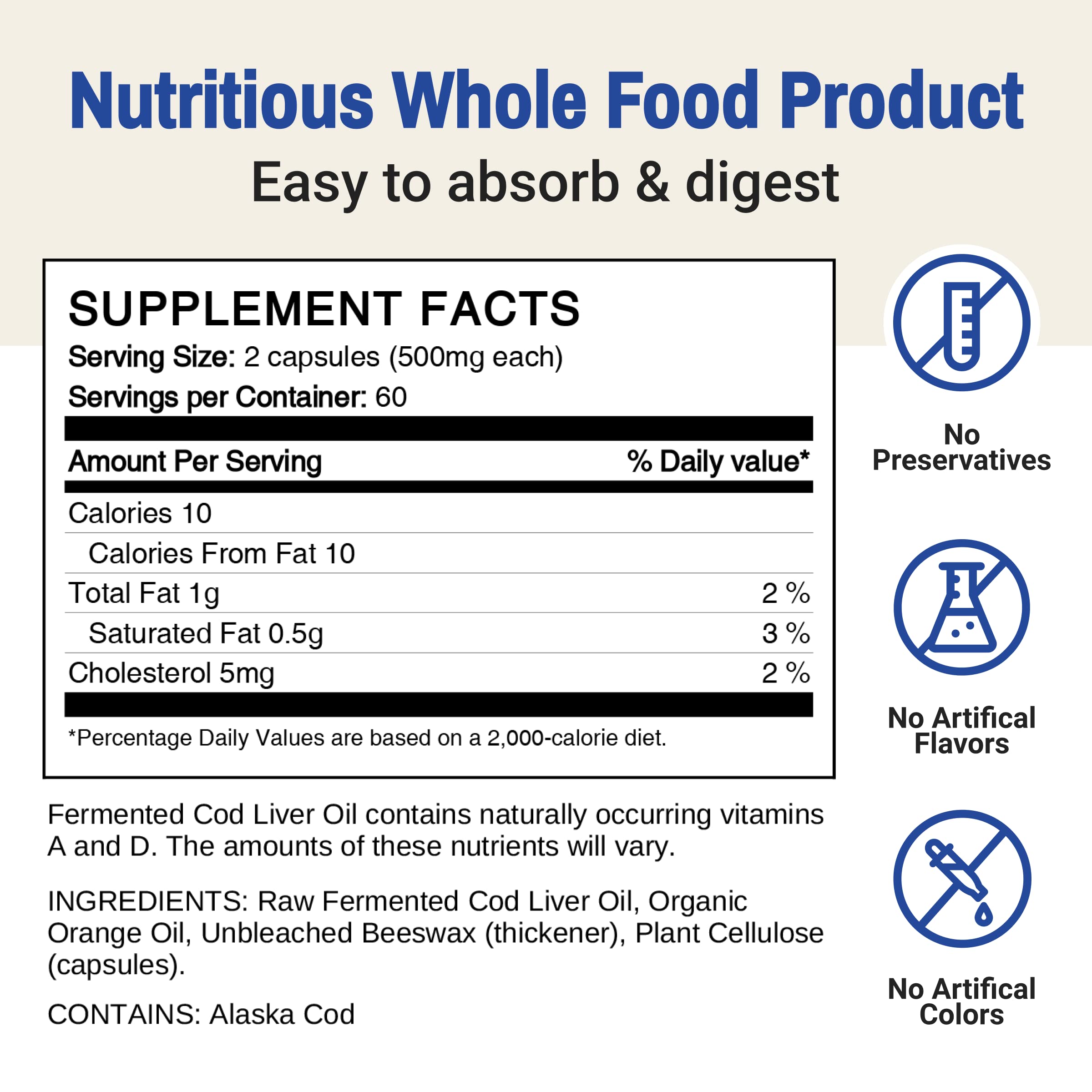 Green Pasture packaging and label showcase trusted, whole-food nutrition