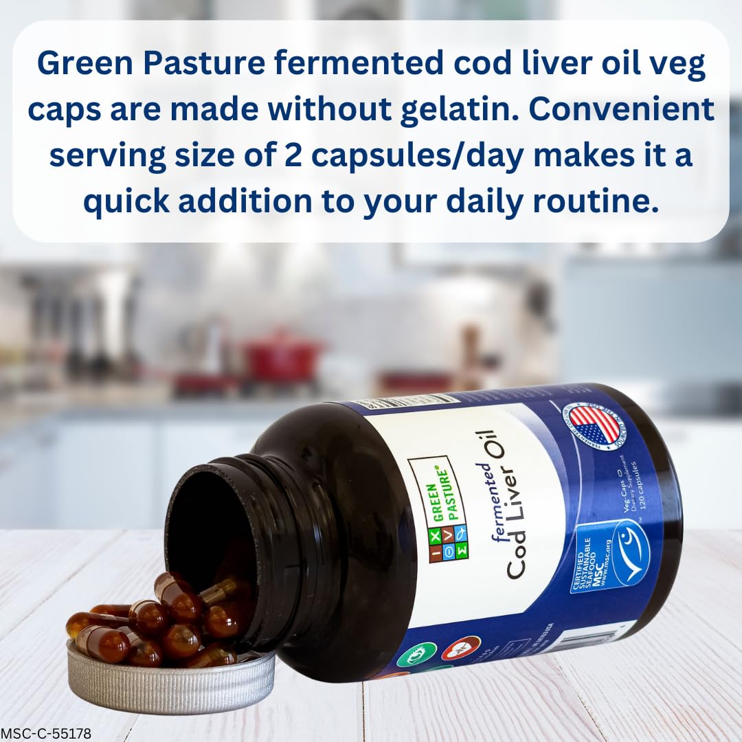 Green Pasture packaging MSC-certified label signals sustainable sourcing and responsible fishing