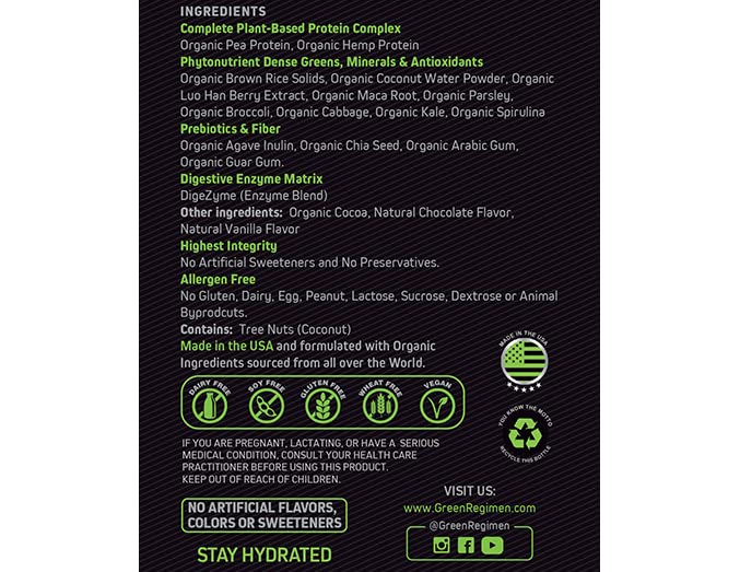 Green Regimen Elite digestive enzymes bottle, supports easy digestion.