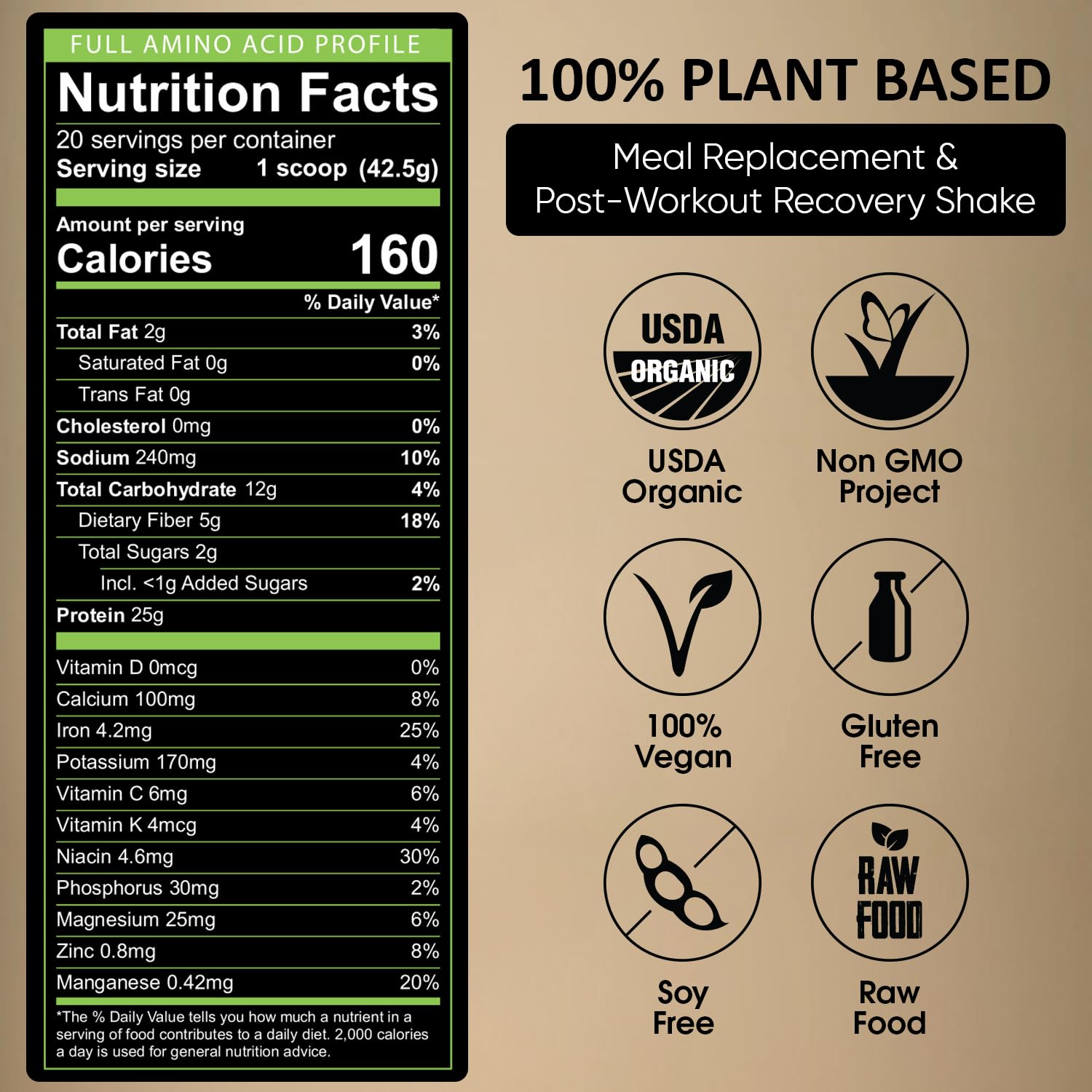 Green Regimen Elite organic certification logo, assured clean vegan protein.