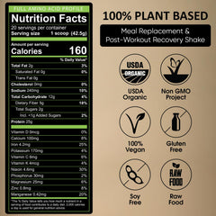 Green Regimen Elite organic certification logo, assured clean vegan protein.
