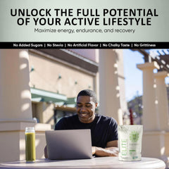 Green Regimen Elite USDA Organic logo on packaging reinforces clean plant-based choice