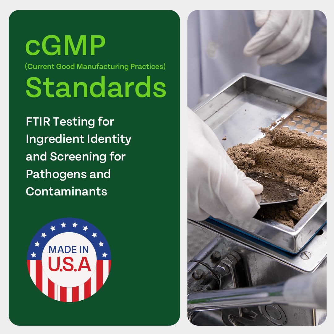 Green Valley Naturals assay-tested seal close-up for potency