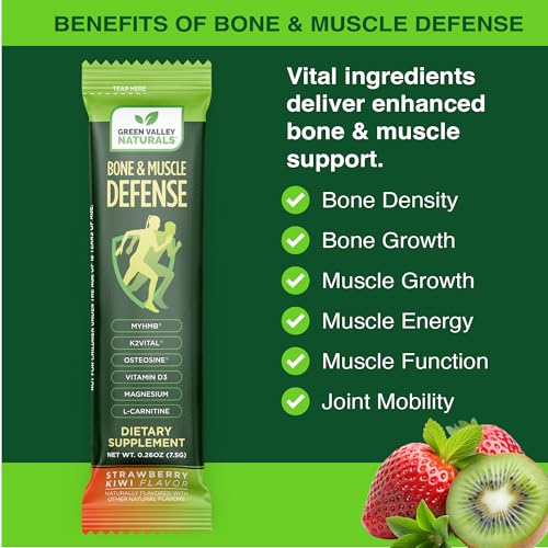 Green Valley Naturals HMB Leucine blend in convenient stick form for on-the-go nutrition.