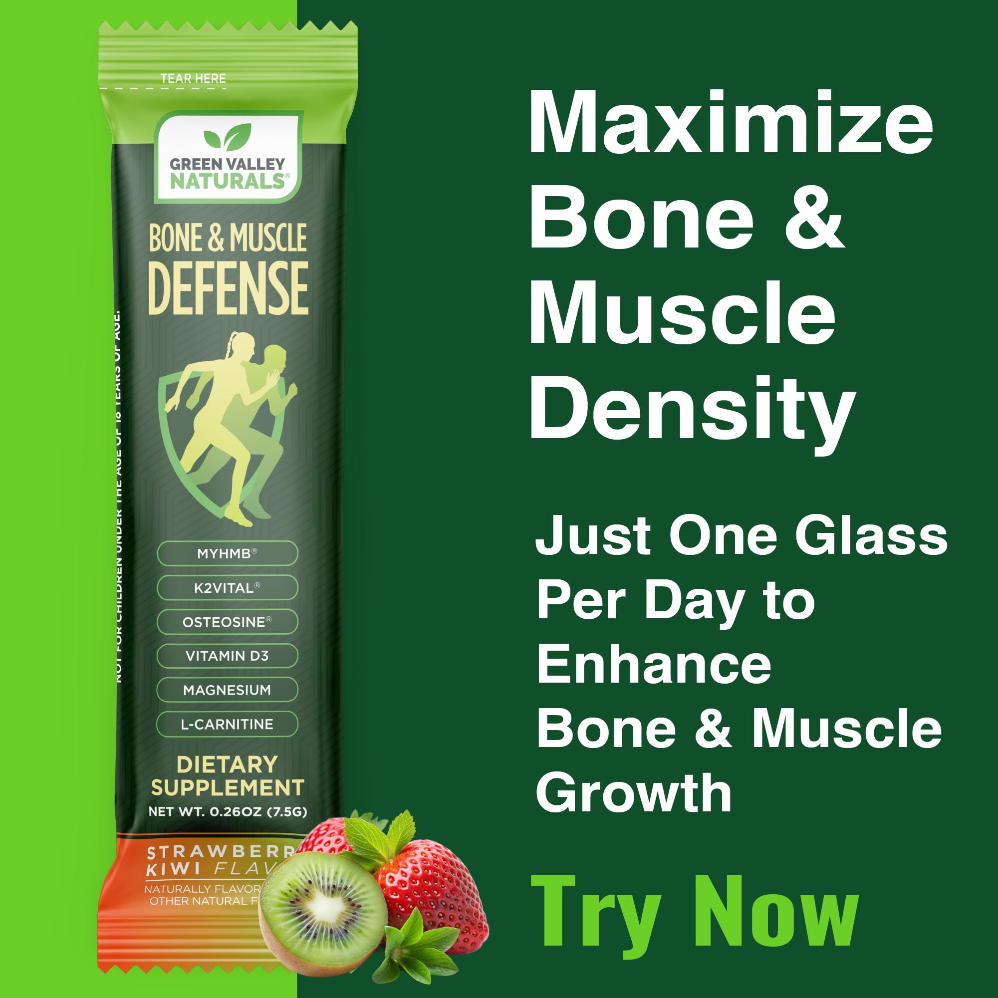 Green Valley Naturals Close up of label highlighting caffeine-free formula.