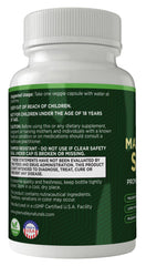 Close-up of Green Valley Naturals Maximum Memory label signaling premium formulation for mental clarity.