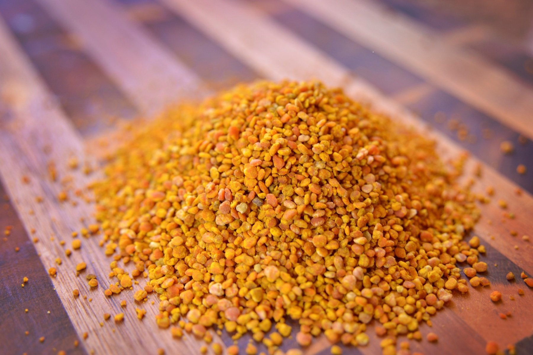 Greenbow Organic Bee Pollen topping adds texture to yogurt and smoothies.
