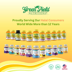 Greenfield Nutritions fresh packaging emphasizes quality and potency.