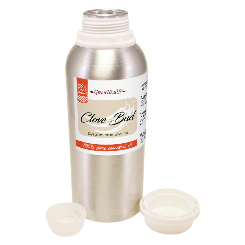 GreenHealth aluminum bottle with plug cap preserves aroma and freshness.