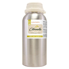 GreenHealth Citronella oil bottle in durable aluminum packaging preserves freshness for diffusers.