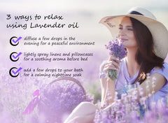 GreenHealth amber bottle protects lavender oil from light