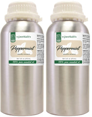 GreenHealth Peppermint essential oil bottle ready for diffusers, delivering a refreshing aroma.