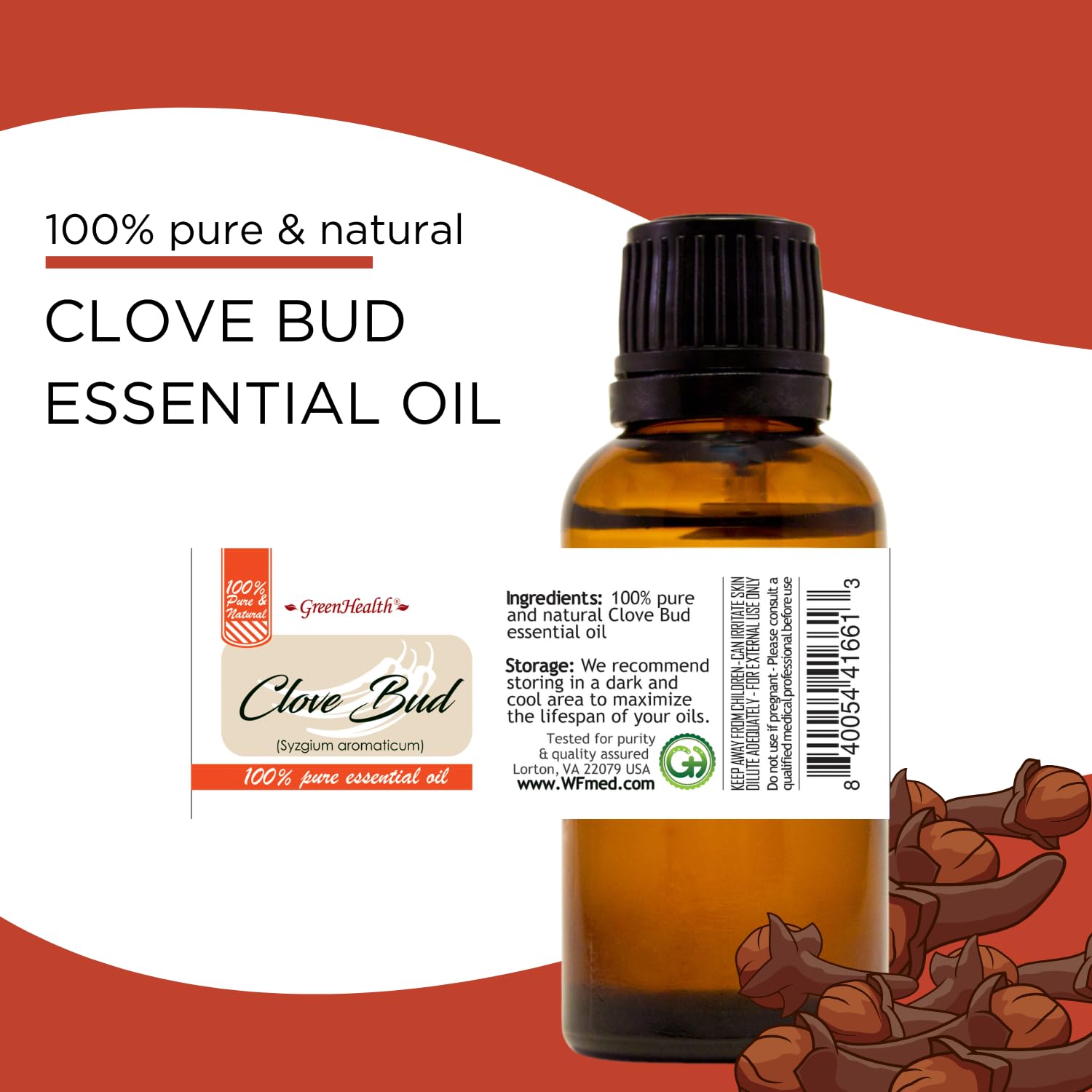 Soap making blend using GreenHealth clove oil for natural aroma.