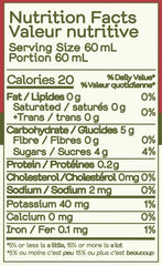 Greenhouse Juice Co. energy shot ingredients highlight organic fruit and herbal components.