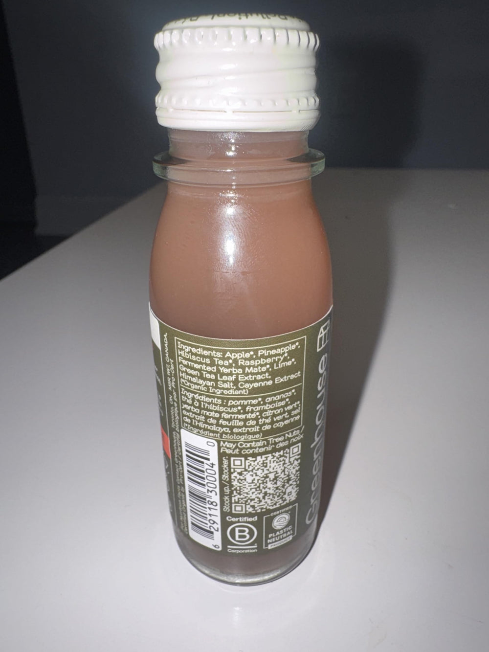 Low sugar profile with natural fruit sweetness per 60 mL.