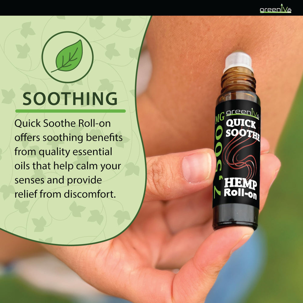 GreenIVe rolled application on skin during workout or yoga session.