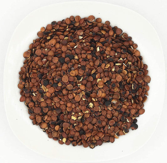 Greenlike fried Semen Zizyphi Spinosae Suan Zao Ren close-up highlighting toasty aroma for tea