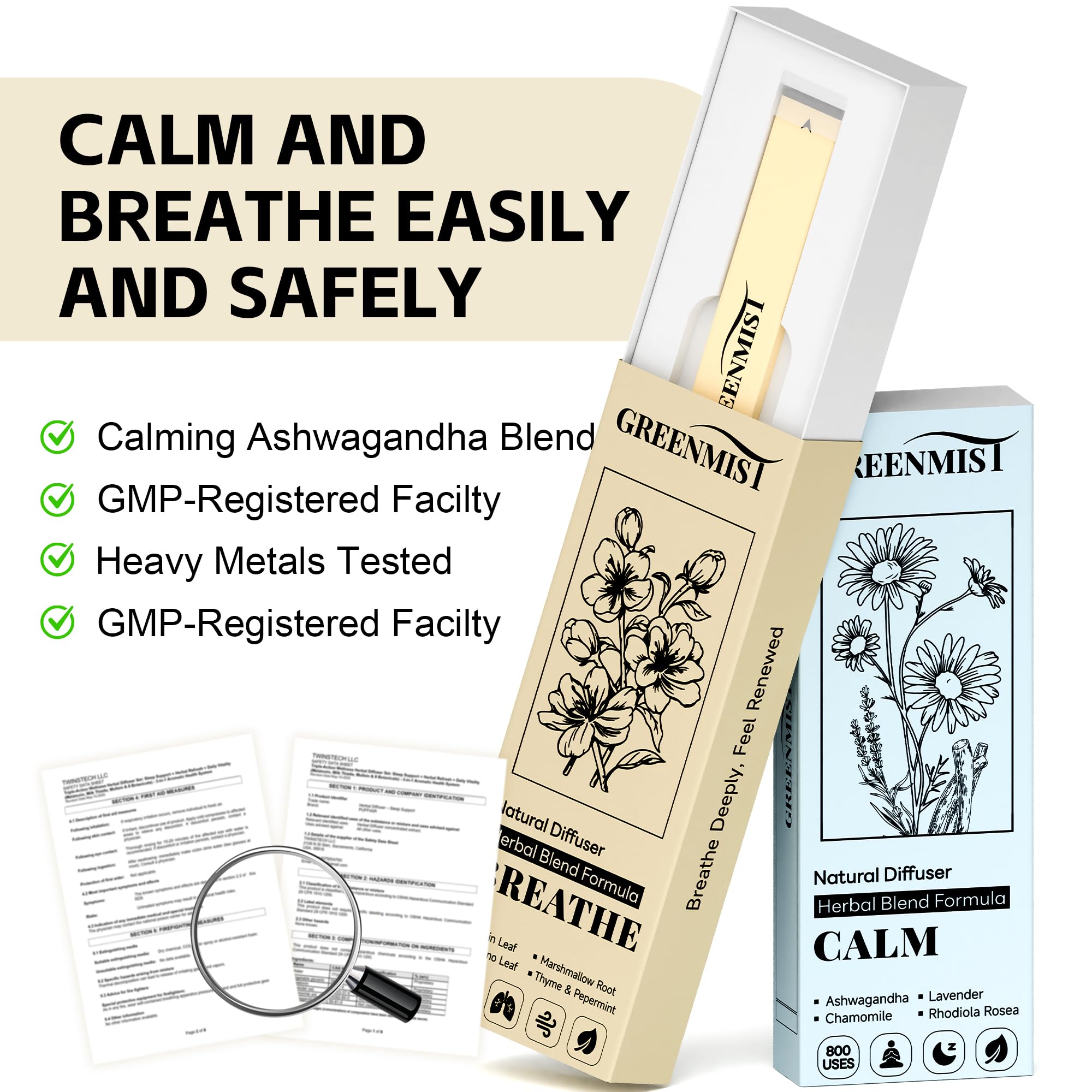 GreenMIST bundle setup ready for home or office aromatherapy sessions.