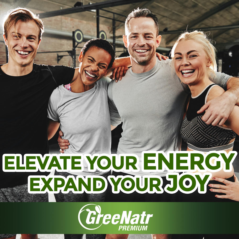 Greennatr two-tablets daily dosage scene illustrates simple routine.