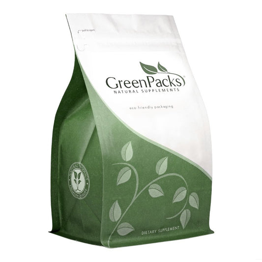 GreenPacks D-Mannose 500mg bottle with clear label for daily use