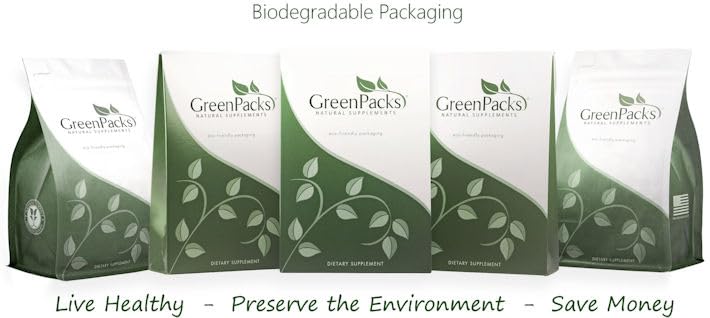 Biodegradable packaging for GreenPacks D-Mannose eco-friendly choice
