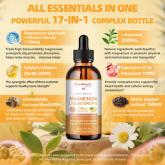 GreenPeople ingredients label featuring magnesium glycinate and citrate.