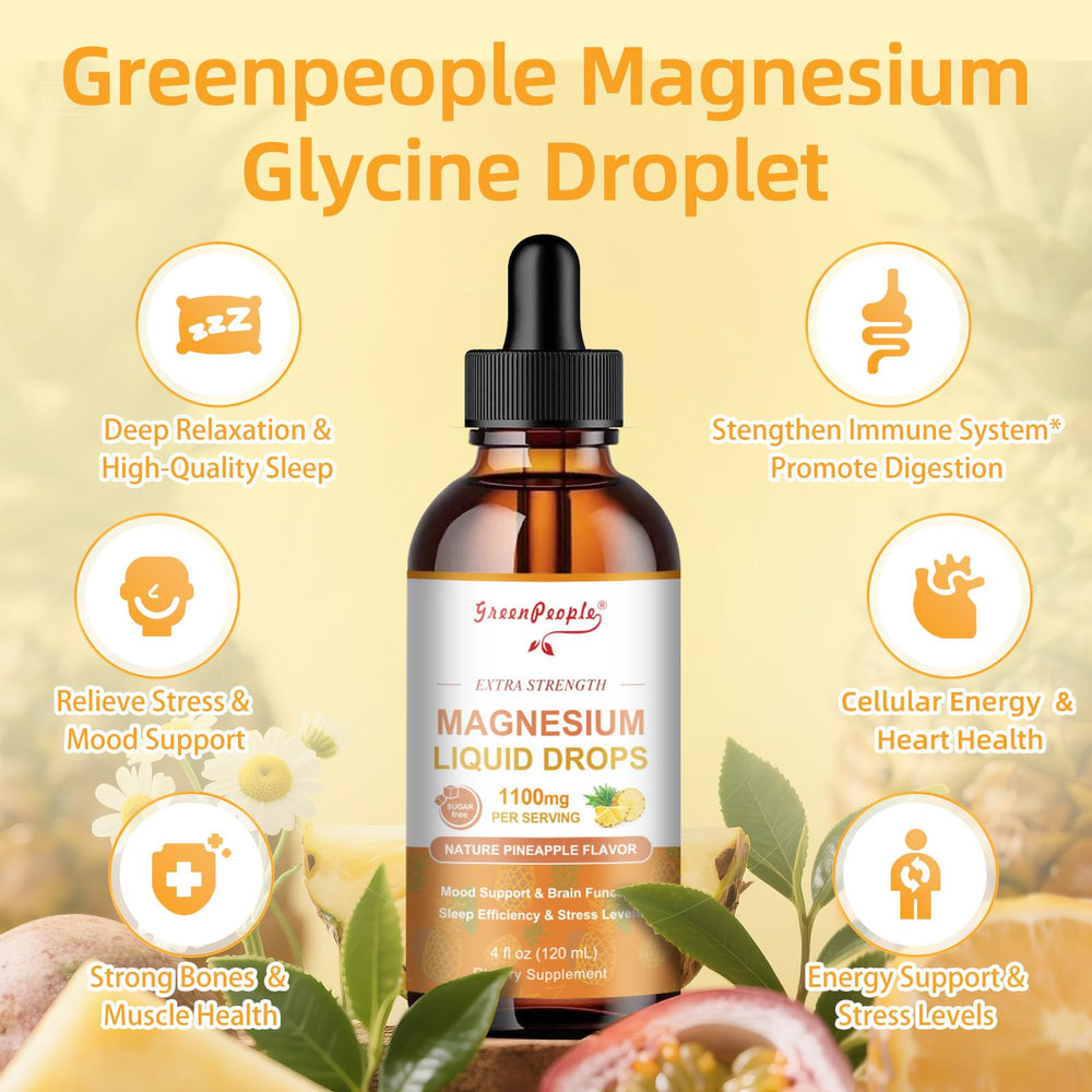 GreenPeople bottle and dropper close-up showing easy daily dosing.