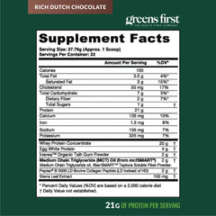 Greens First Dream Protein Powder Keto serving suggestion for snack or shake