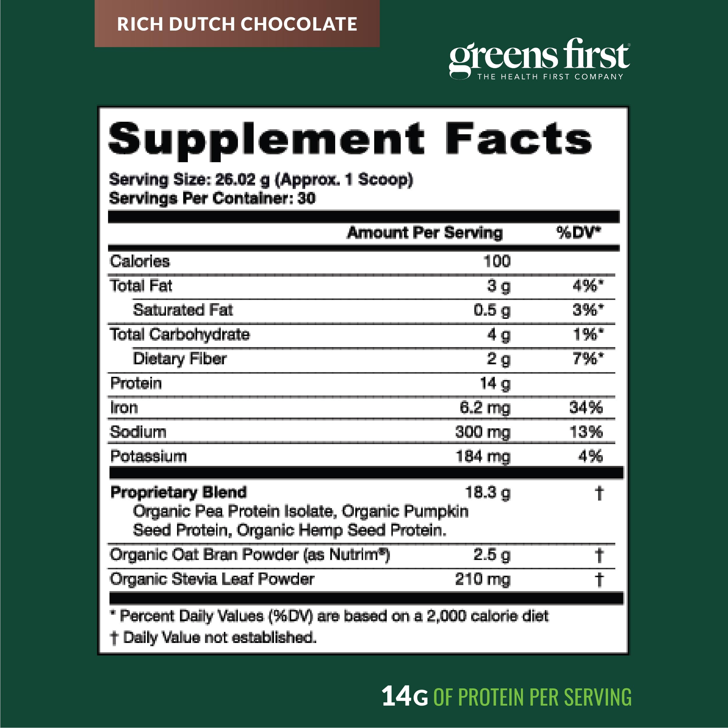 Greens First Dream Protein serving scene suggests versatile smoothie and bowl options