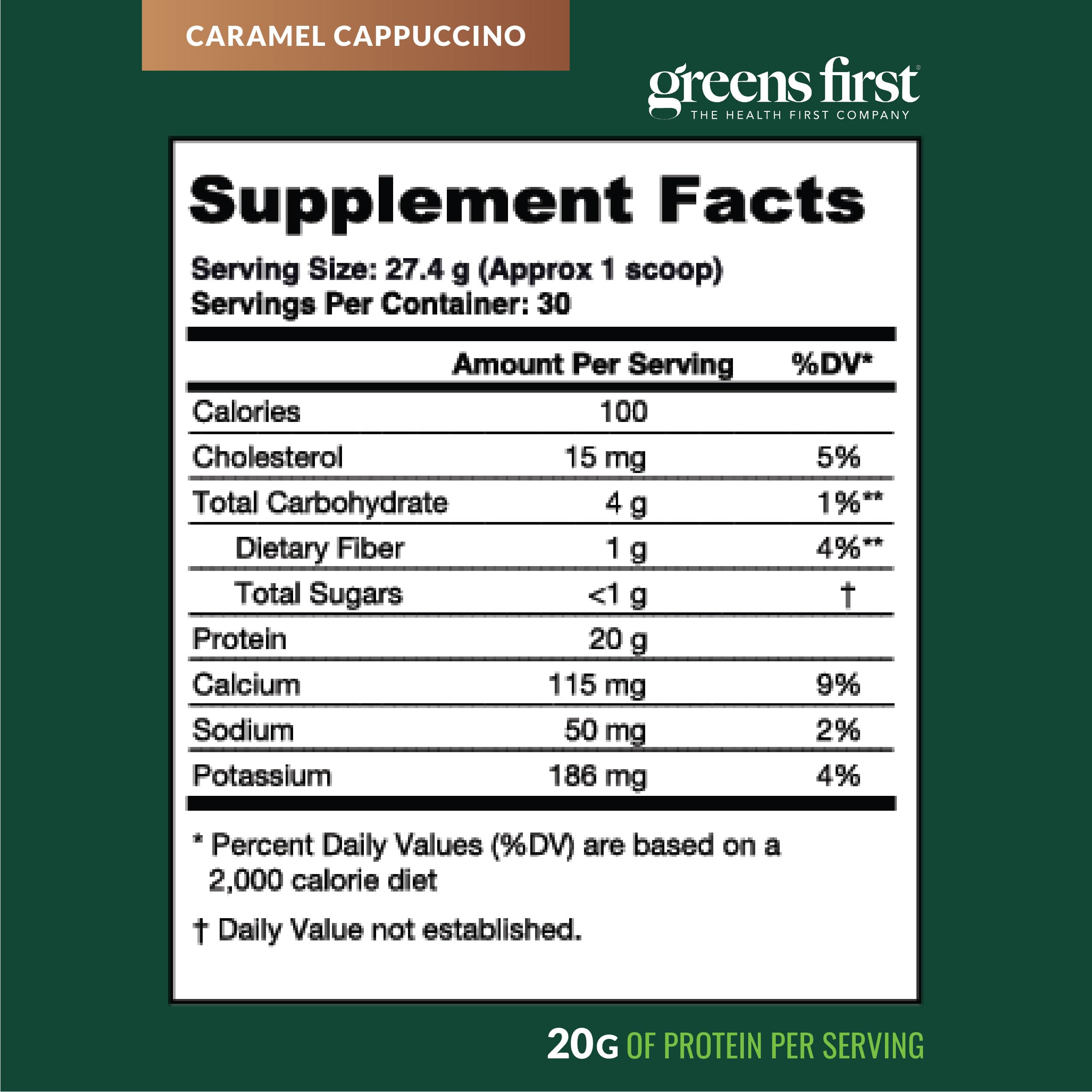 Greens First Dream Protein Whey family-friendly recovery shake.