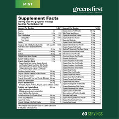 Greens First Original Greens Powder fresh-mix ready to blend in seconds.