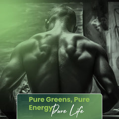 Close-up of spirulina from Greens+ Advanced Multi Raw Superfood