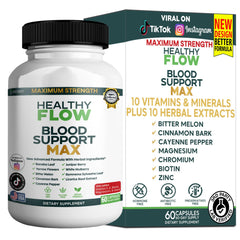 GREENVIFY Blood Support Max capsules shown for daily circulation support