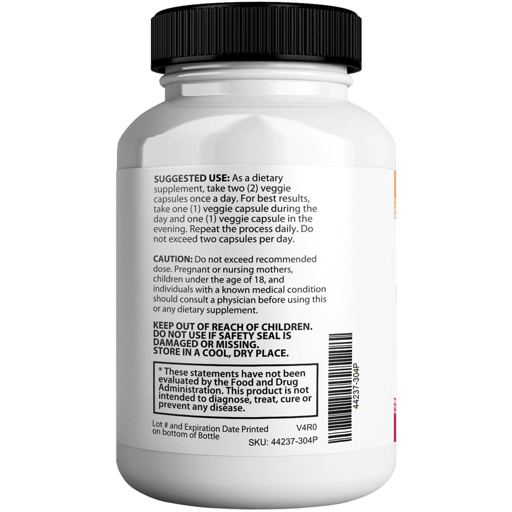 Pill texture visible, highlighting natural formulation with slippery elm