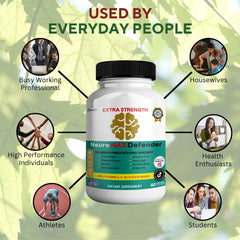 GREENVIFY NeuroMAX Defender packaging conveys a complete brain support solution.