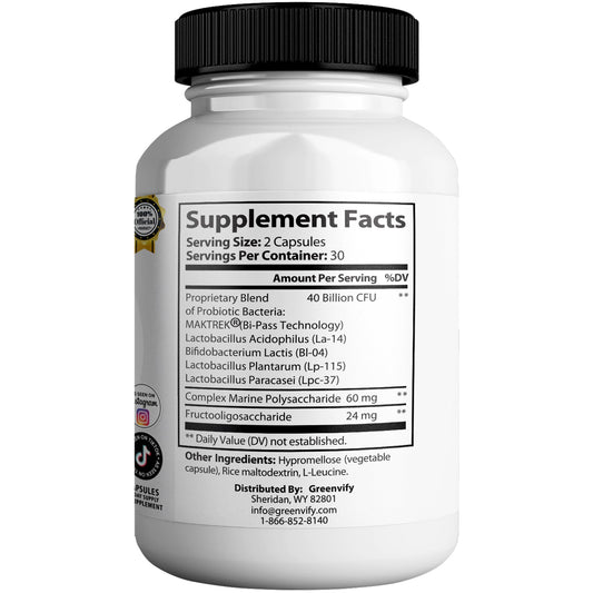 GreenVify Prime Max Biome capsules ready for daily use supporting digestion and overall wellness.