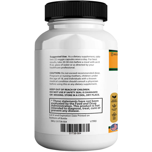 GreenVify Prosta-Force capsules close-up showing easy-to-swallow daily use.