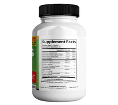 GreenVify Tonic Greens Max capsules close-up highlighting probiotic formula.