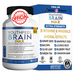 GREENVIFY YouthFeel Brain Max bottle front for memory and focus support
