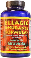 Greenwood Health Systems Ellagic Formula with Graviola bottle for daily wellness