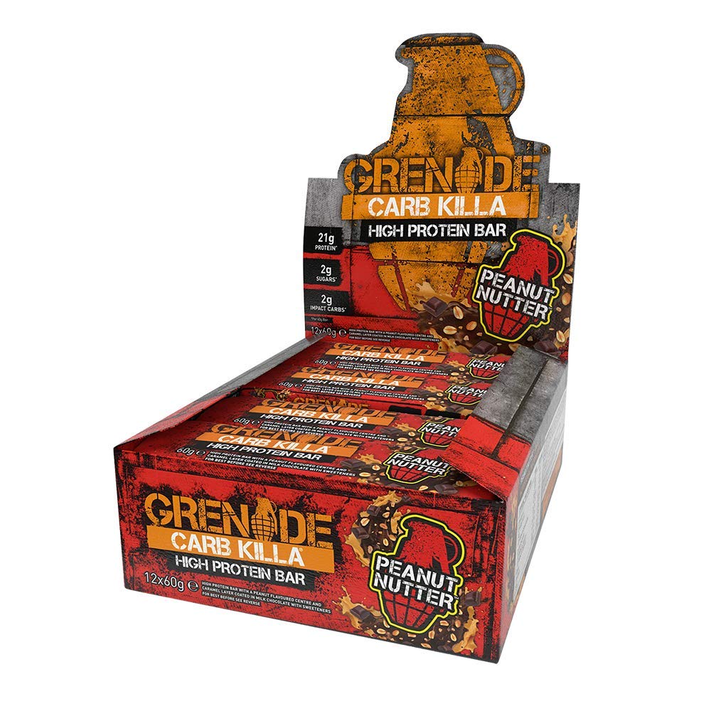 Grenade Carb Killa bar chocolate exterior offers a protein-packed snack