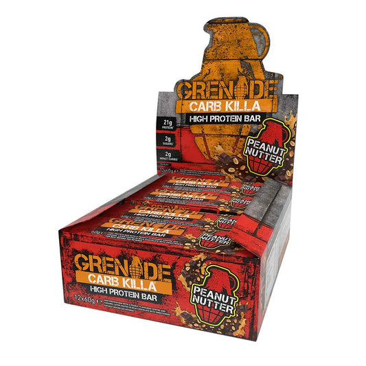 Grenade Carb Killa bar chocolate exterior offers a protein-packed snack