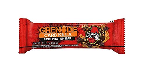 Grenade Carb Killa bar soft texture close-up suggests a satisfying bite and energy
