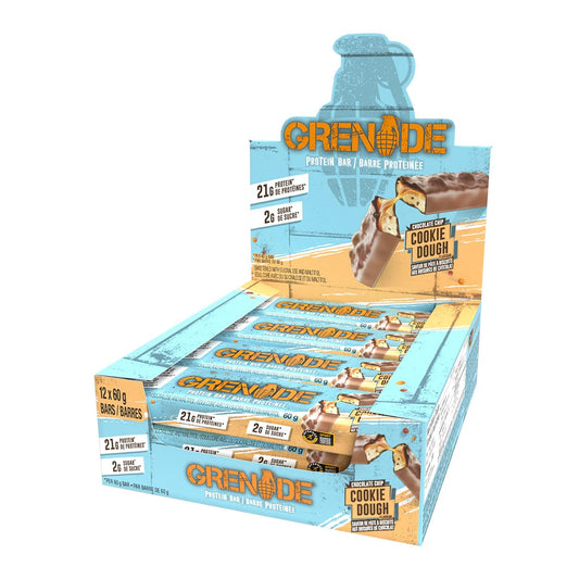 Grenade Carb Killa white chocolate cookie bar pack, high protein snack for active lifestyles.