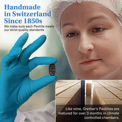 GRETHER'S Classic Blackcurrant Pastilles packaging-detail showcasing clean label and heritage.