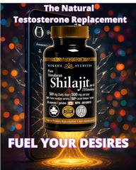 Greystone Tea Shilajit Ultra Gold capsules in a bottle.
